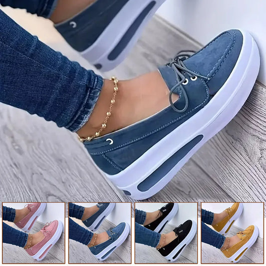 Chic Lift Women's Wedge Sneakers