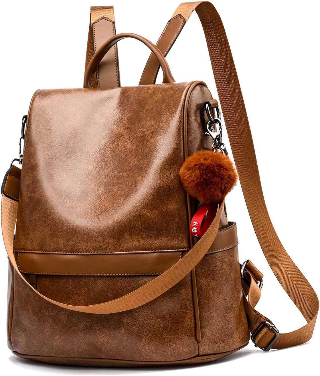 Anti-Theft Casual Shoulder Leather Bag 
