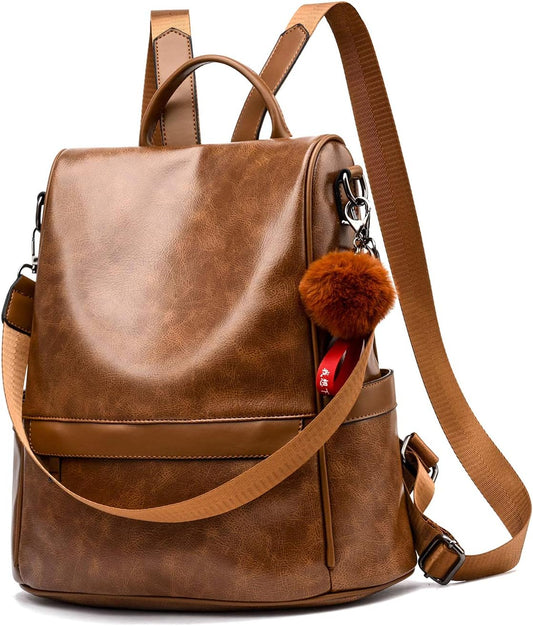 Anti-Theft Casual Shoulder Leather Bag 