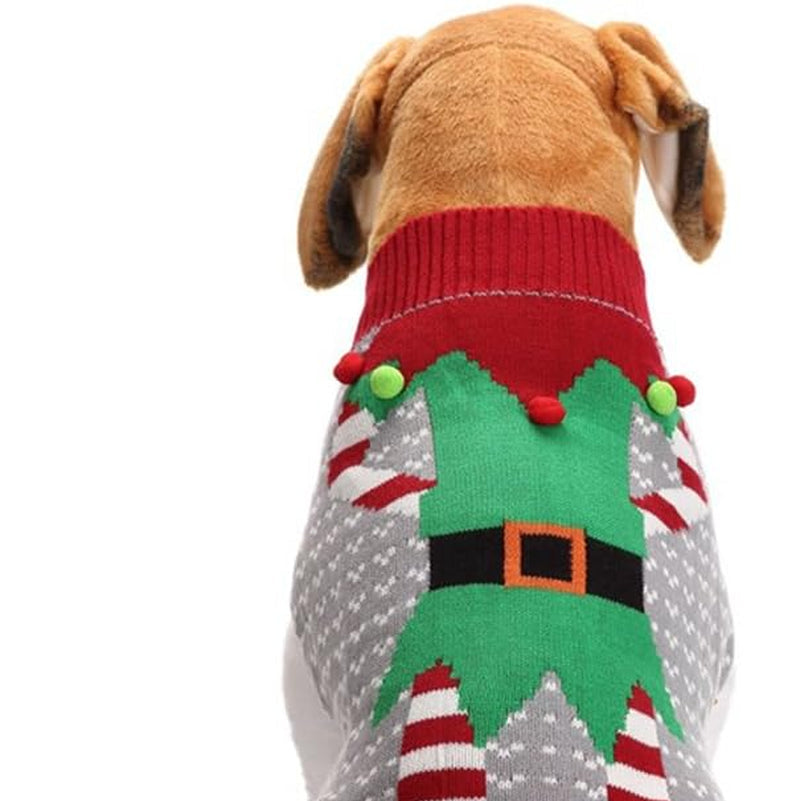 Christmas Dog Elf Sweater