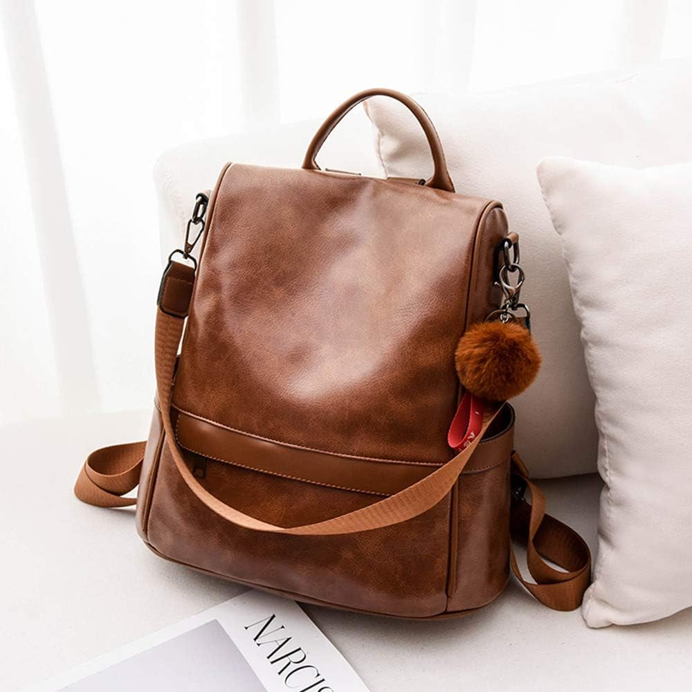 Anti-Theft Casual Shoulder Leather Bag 