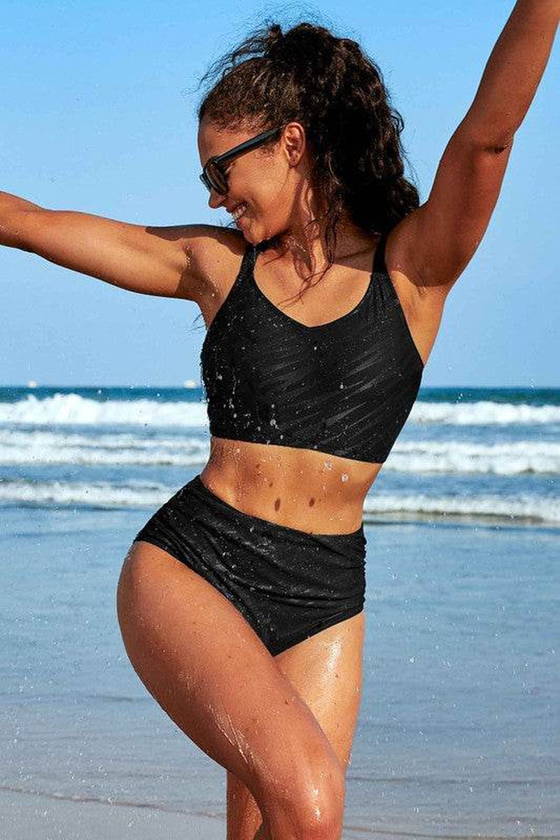 Aqua Vibe High-Waist Bikini Set