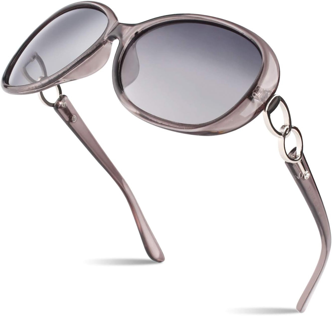 Women's Polarized Trendy Oversized Sun Glasses Fashion  100% UV400 Protection S85