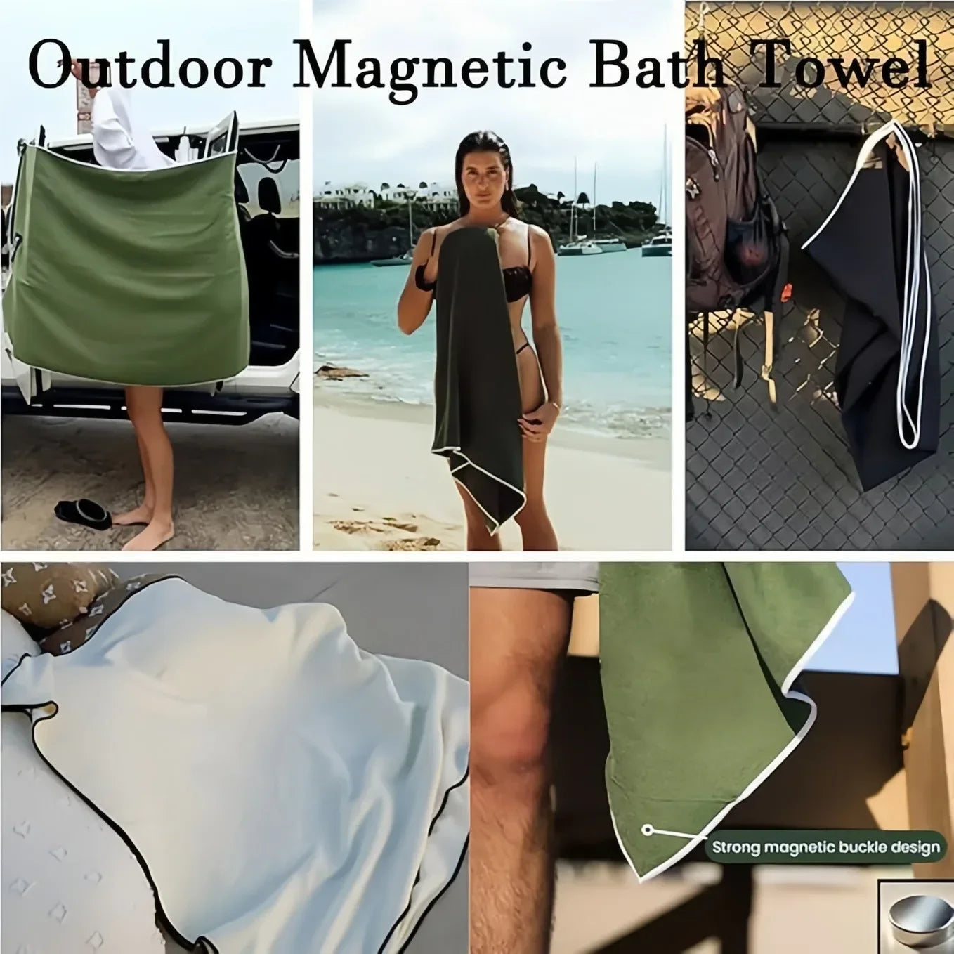 Magnetic Towel Multifunctional Outdoor