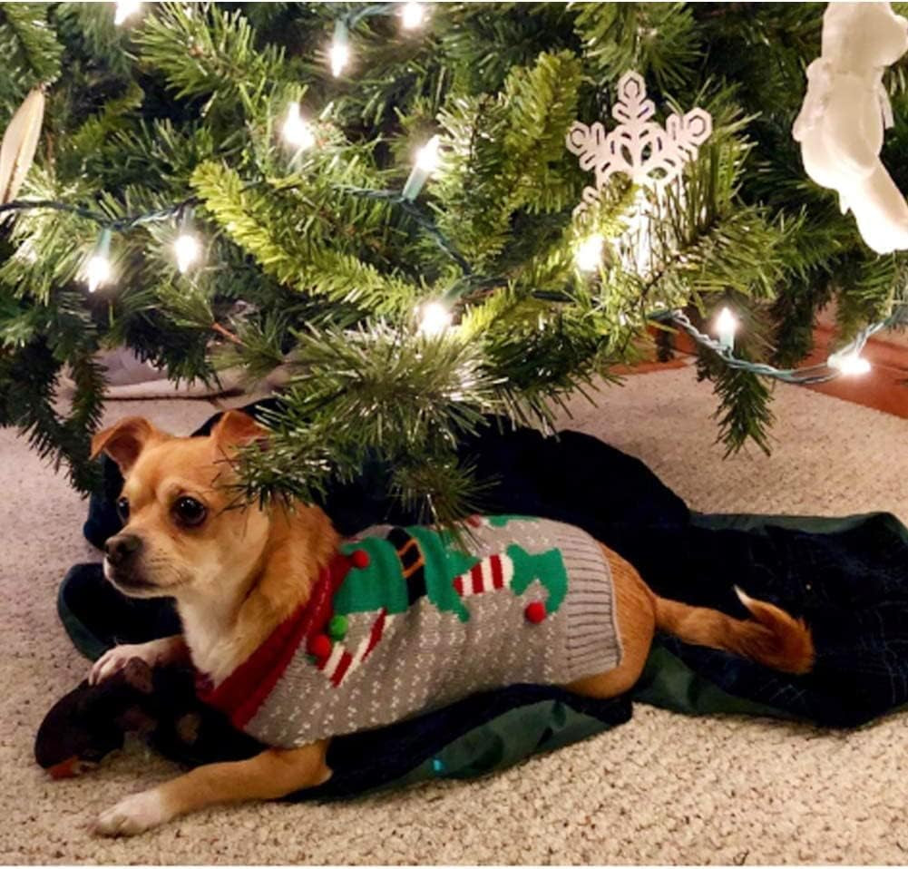 Christmas Dog Elf Sweater