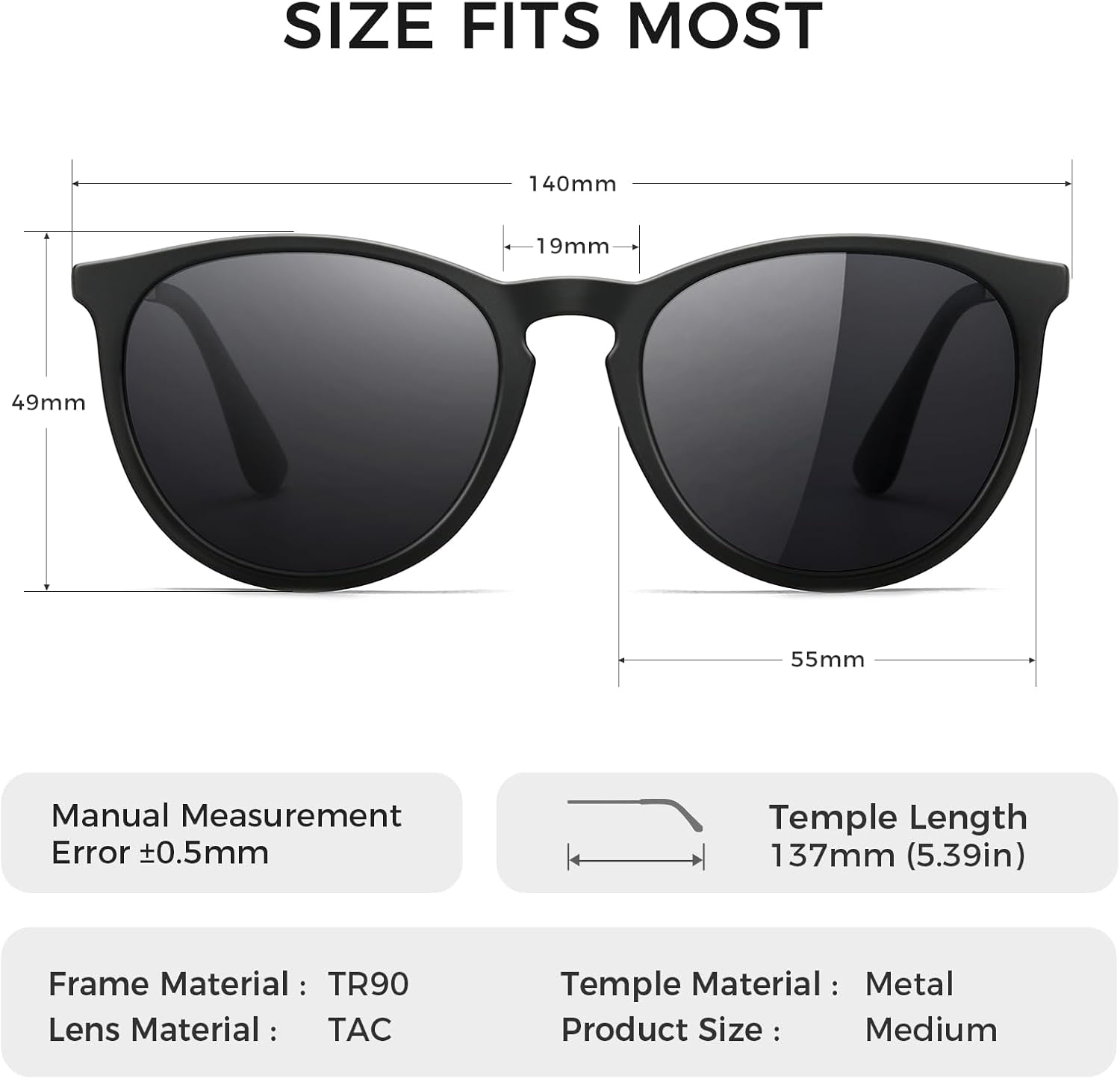 Premium Vintage round Sunglasses for Women