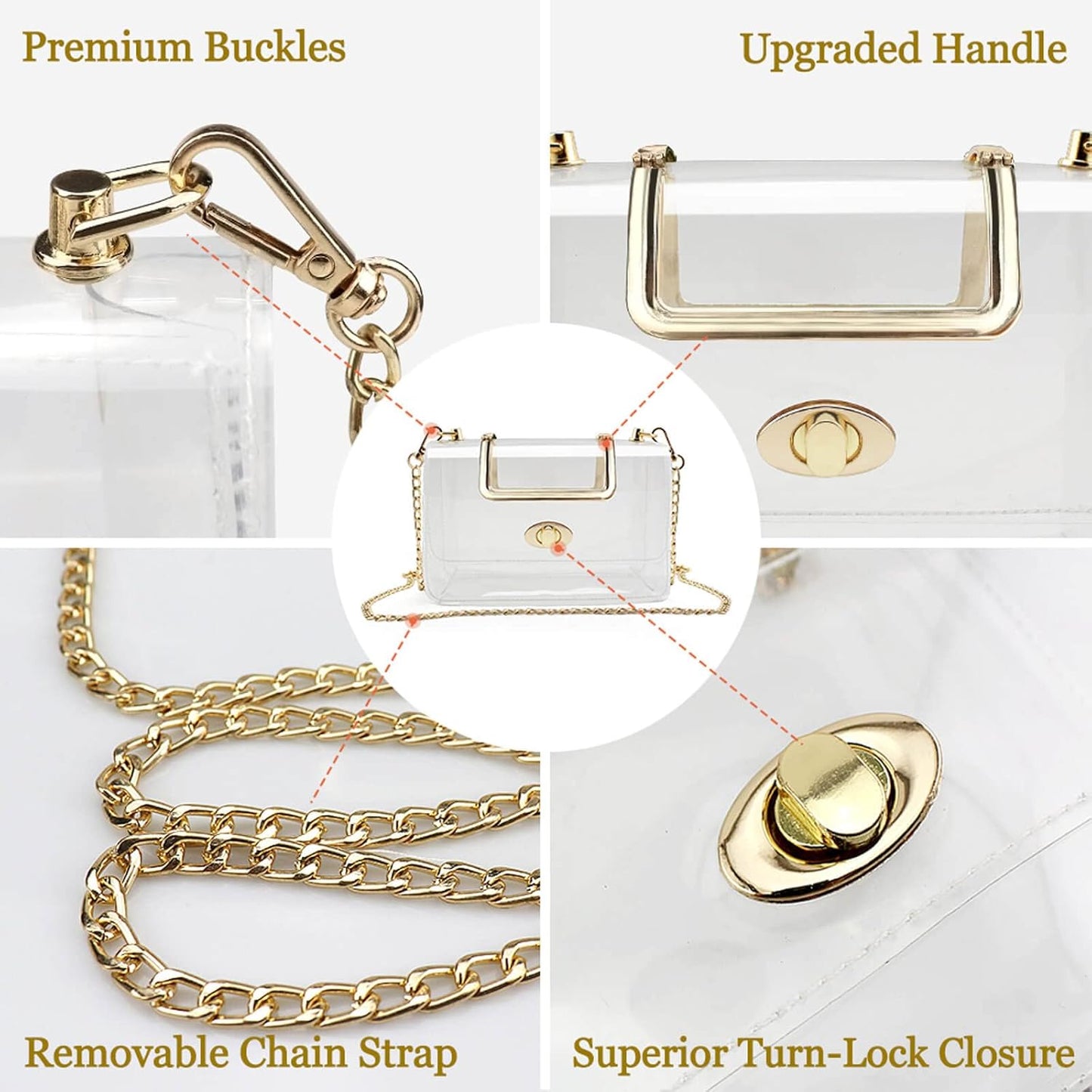 Clear Purse for Women