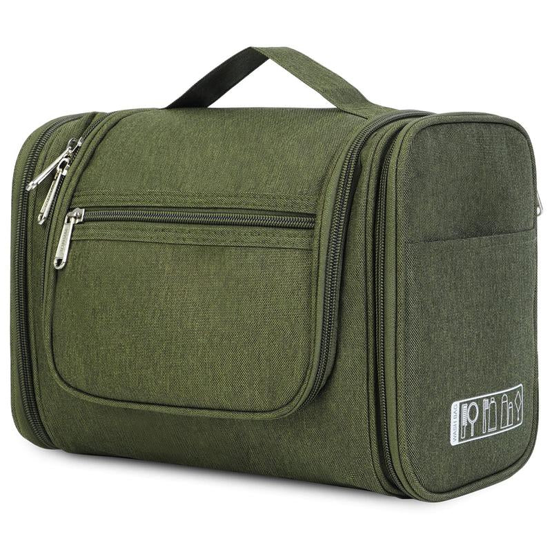 WANDF Large Hanging Toiletry Bag Travel Cosmetic Makeup Organizer Water-Resistant Shower Bathroom Bag
