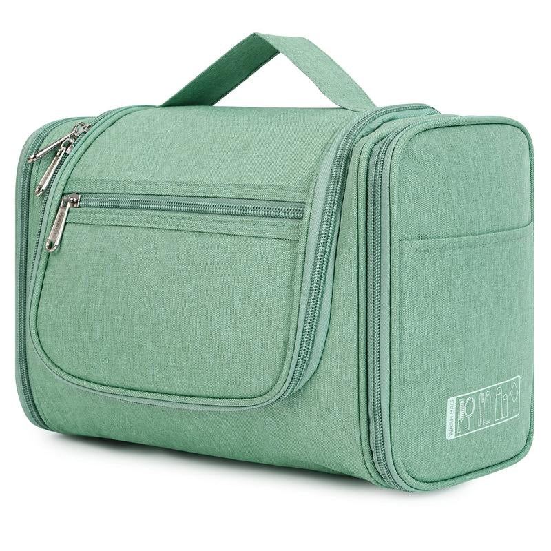 WANDF Large Hanging Toiletry Bag Travel Cosmetic Makeup Organizer Water-Resistant Shower Bathroom Bag
